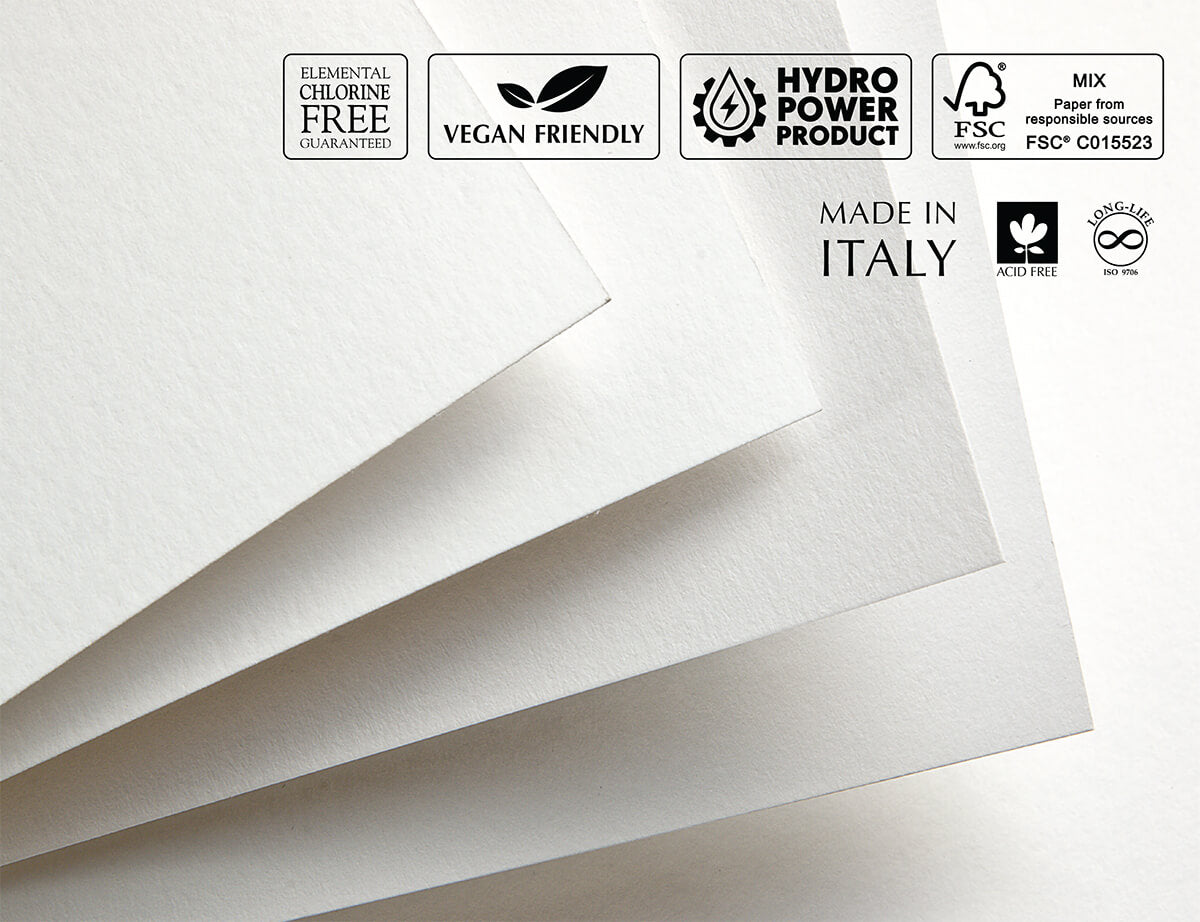 Teckningspapper 25-p A4 Fabriano