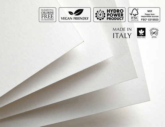 Teckningspapper 25-p A4 Fabriano