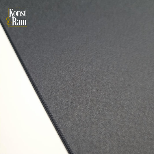 Teckningspapper A4 Tiziano 'Nero' 5-p