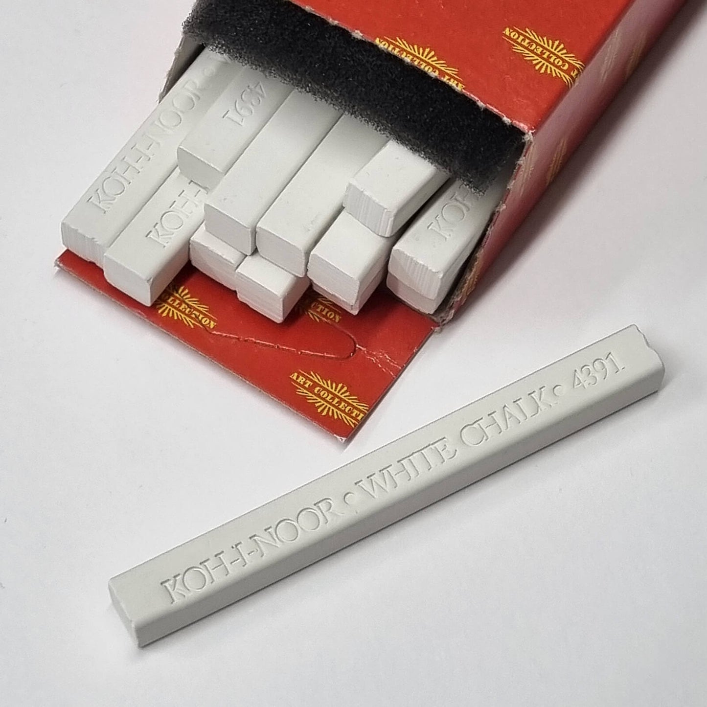 Teckningskrita 7 mm Vit Koh-i-Noor