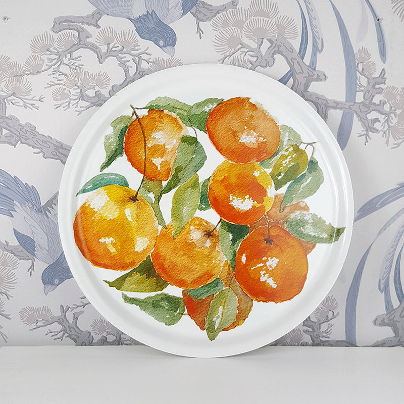Bricka Oranges - Rund 31 cm