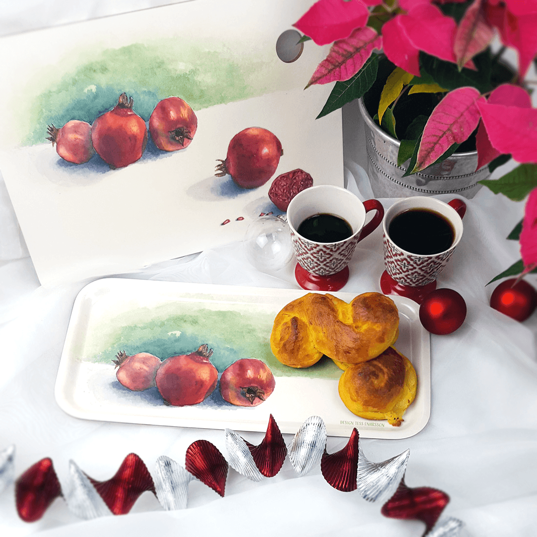 Skärbräda Pomegranate 30x20 cm