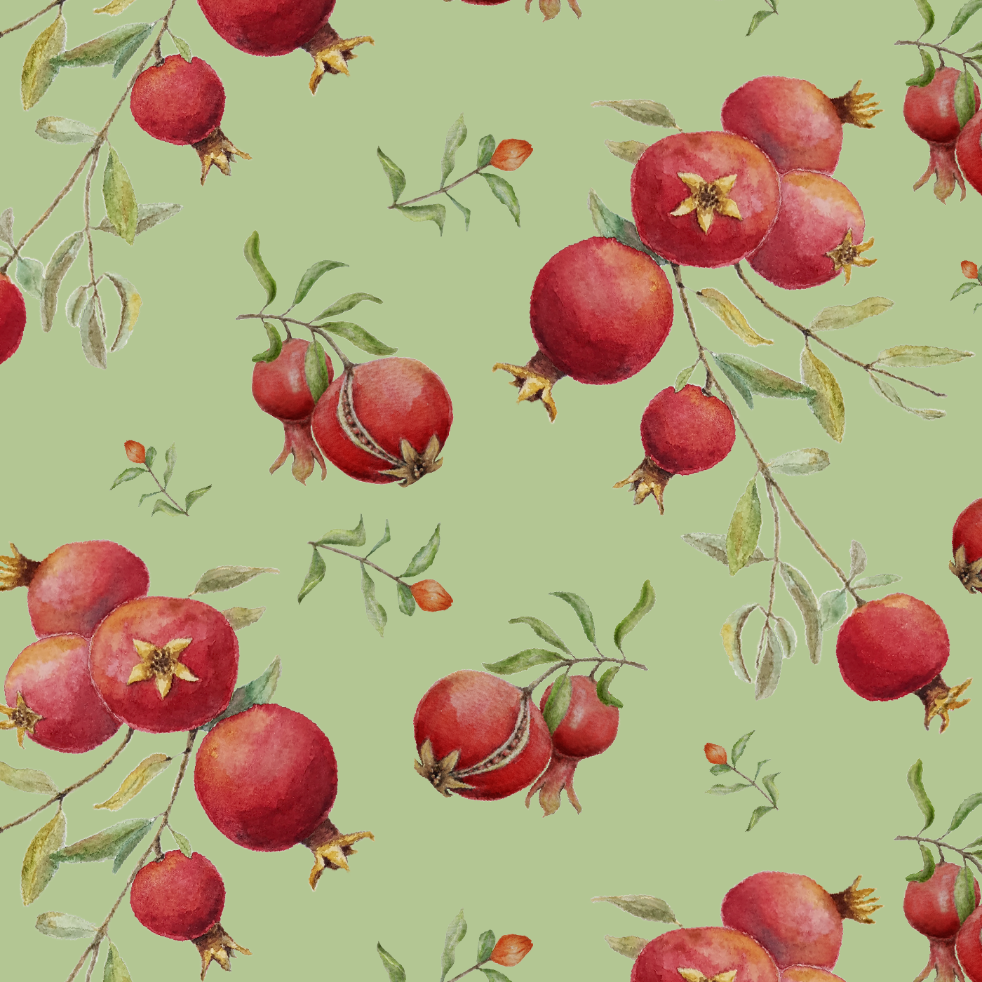 Tapet Pomegranate Fruit