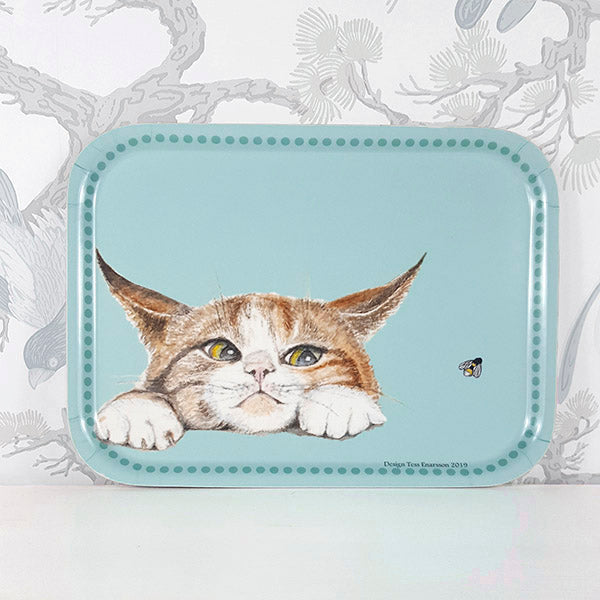Bricka Kattsmyg 27x20 cm