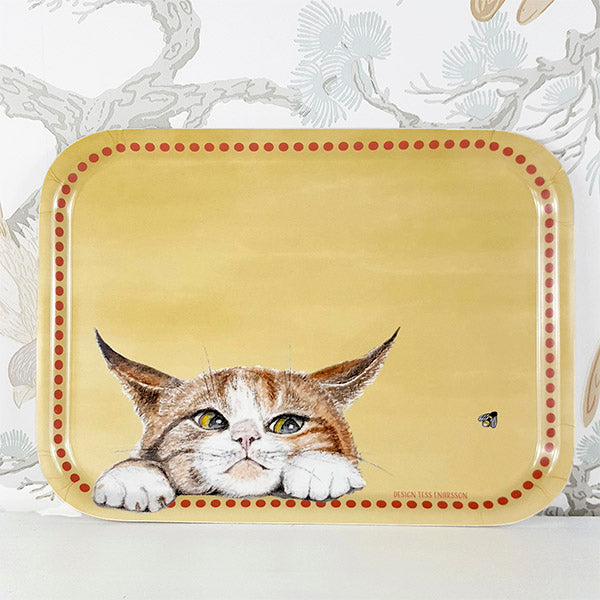 Bricka Kattsmyg 27x20 cm