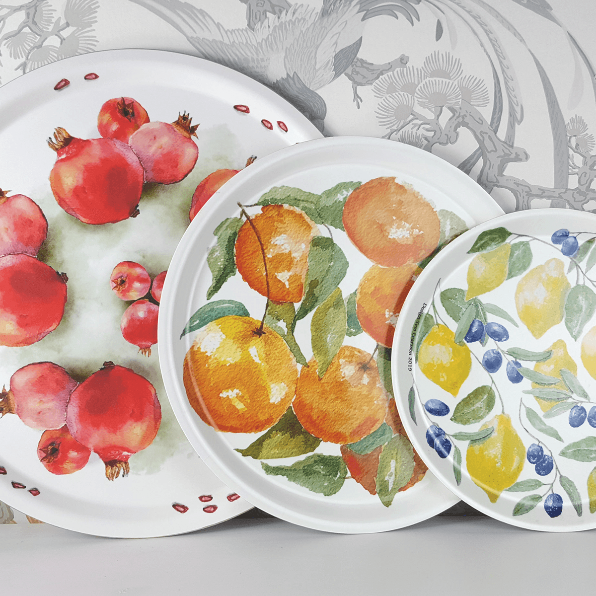 Bricka Oranges - Rund 31 cm