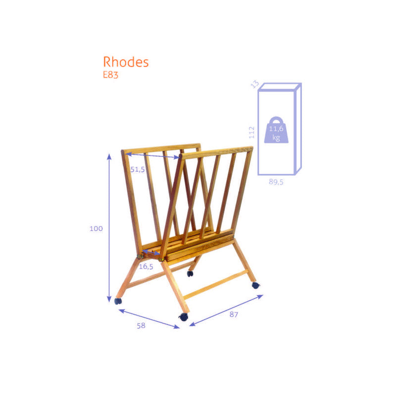 Grafikvagga Stor Museo No 83 Rhodes
