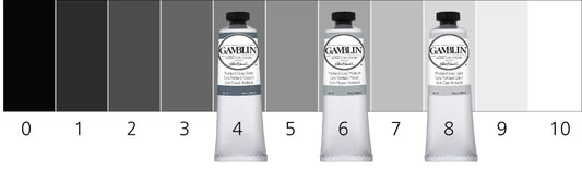 Gamblin Oljefärg 'Portland Grey Light' Ljusgrå 37 ml