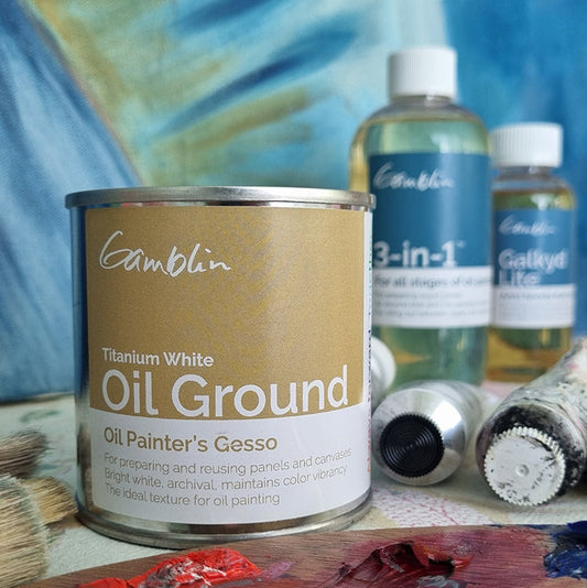 Gamblin Oil Ground - Oljebaserad gesso
