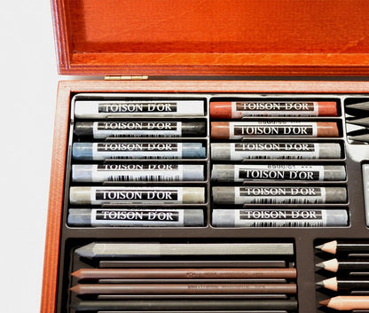 Gioconda Teckningsset i träskrin