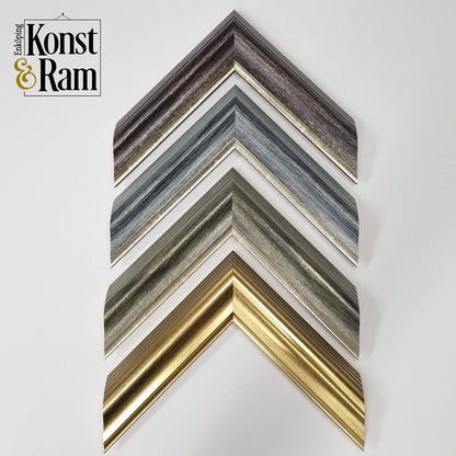 Frame 'Gustav lll' Blue melange 45 mm