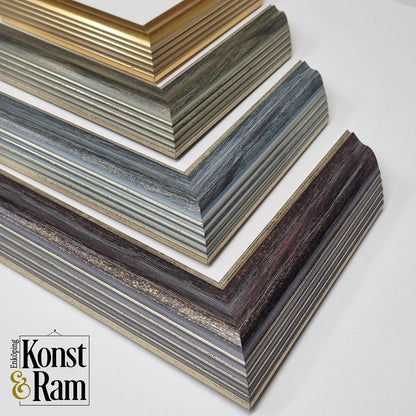 Frame 'Gustav lll' Blue melange 45 mm