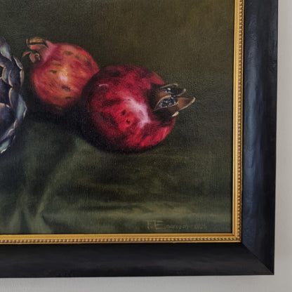 'Kronärtskocka med granatäpplen' Originalkonst