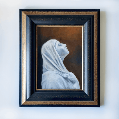 'Maria bebådelse' - Original i olja