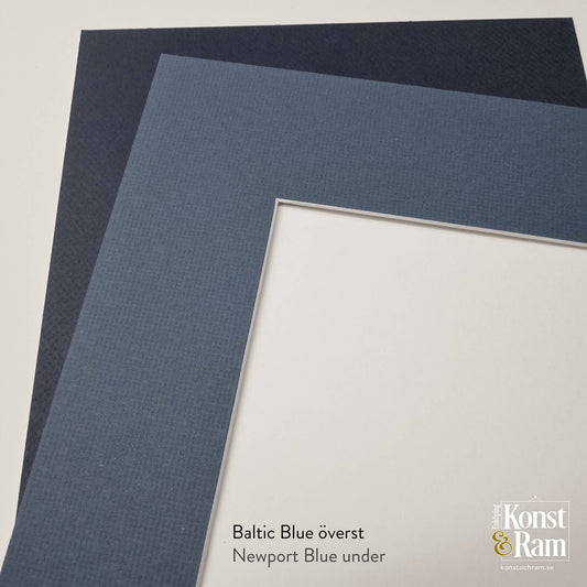 Passepartout Eget innermått 'Baltic Blue'