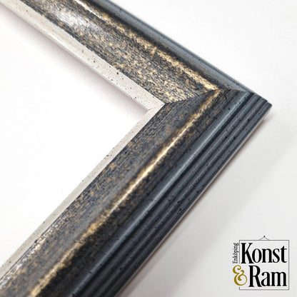 Frame 'Gustav lll' Blue gold melange &amp; Green gold melange 30 mm