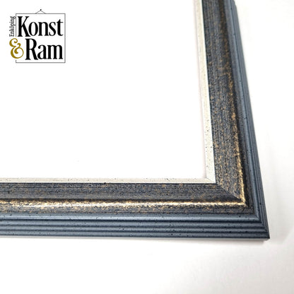 Frame 'Gustav lll' Blue gold melange &amp; Green gold melange 30 mm