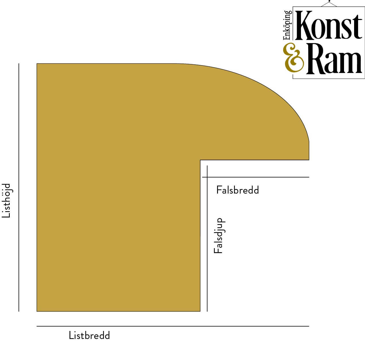 Frame 'Zorn' Dark brown 25 mm