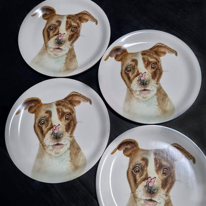 Coasters Puppy 4-piece coasters