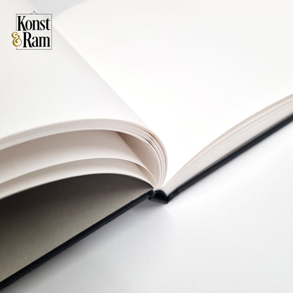 Drawing book A4 Fabriano 160 gr Black Landscape format