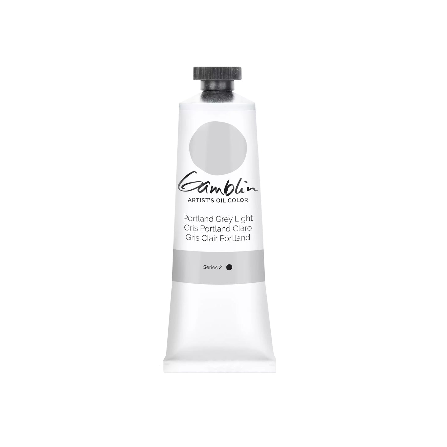 Gamblin Oljefärg 'Portland Grey Light' Ljusgrå 37 ml