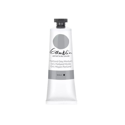 Gamblin Oljefärg 'Portland Grey Medium ' Mellangrå 37 ml