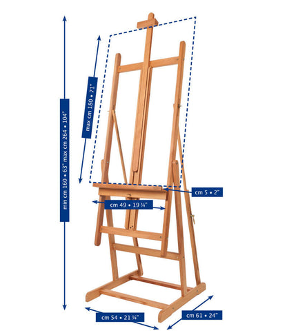 Ateljestaffli Mabef M/08 Vertikal tilt