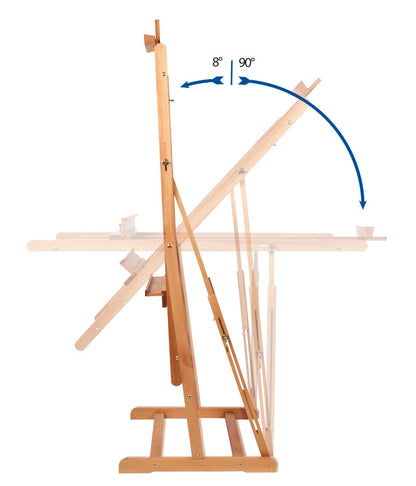 Ateljestaffli Mabef M/08 Vertikal tilt