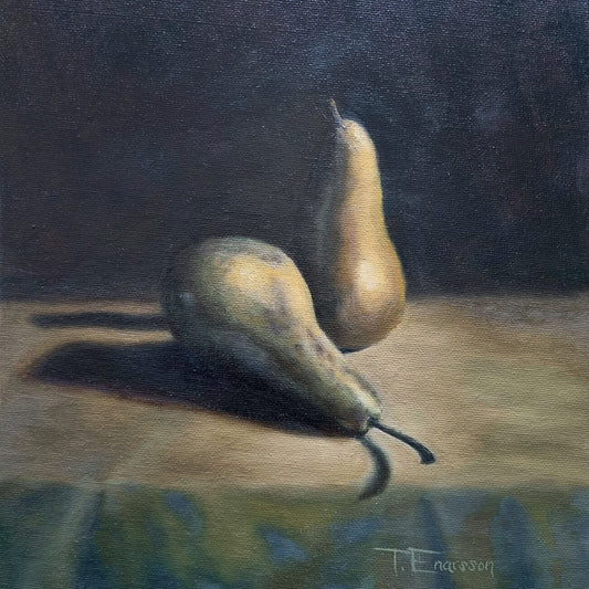 'Päron' Original i olja | Tess Enarsson | Inramad