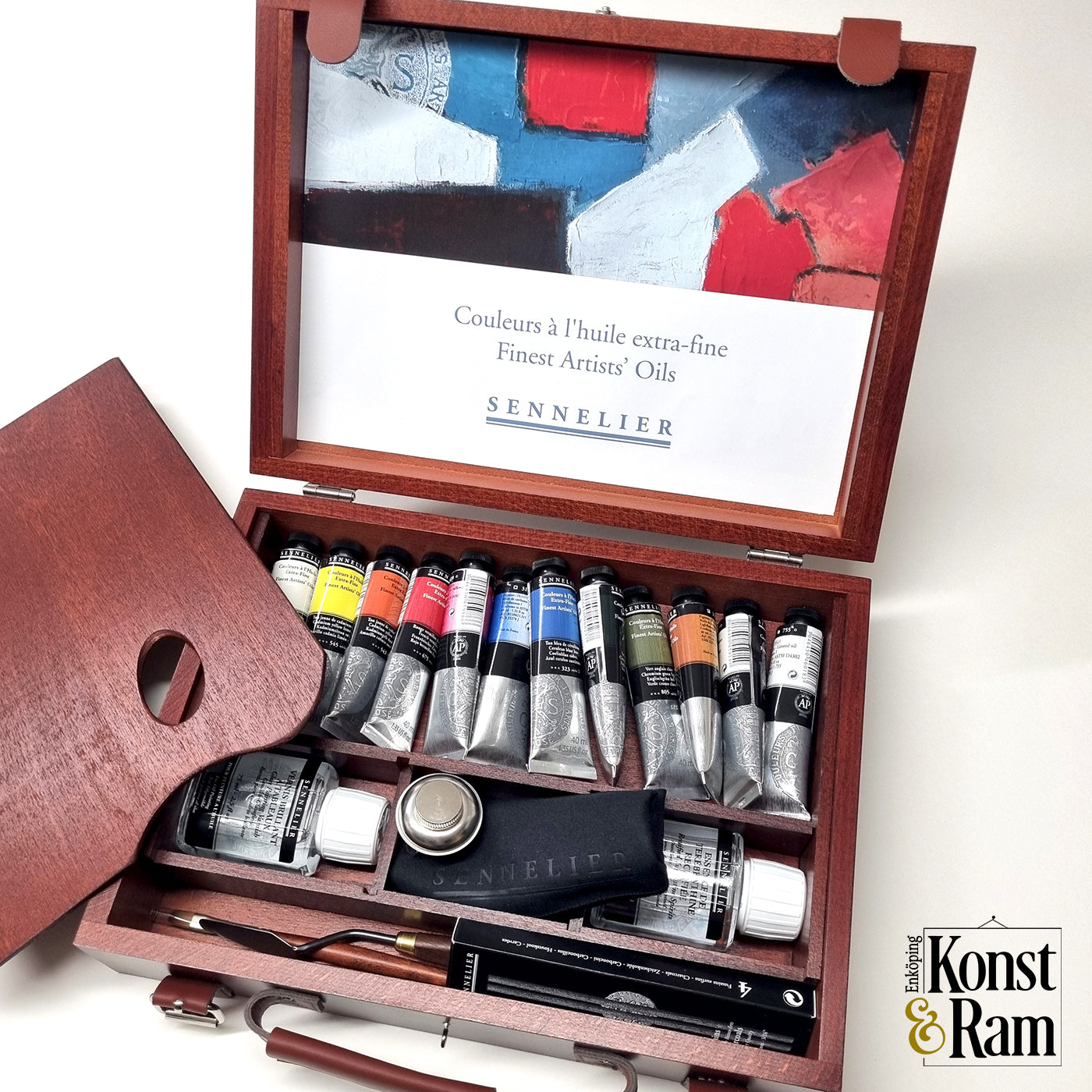 Oljefärgset Delux Sennelier 12 oljefärger x40 ml