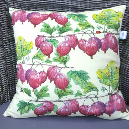 Cushion cover Red Gooseberries 40x40 cm