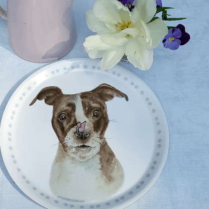 Bricka Valping - rund 25 cm