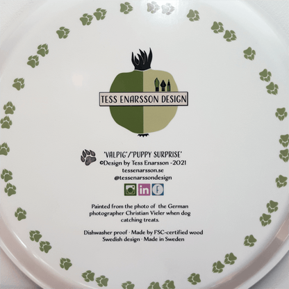 Bricka Valping - rund 25 cm