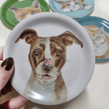 Coaster Puppy - glass coaster