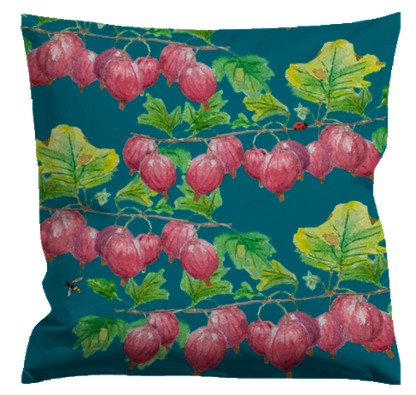 Cushion cover Red Gooseberries 40x40 cm