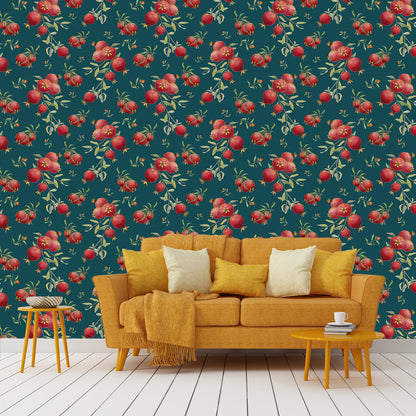 Wallpaper Pomegranate Fruit