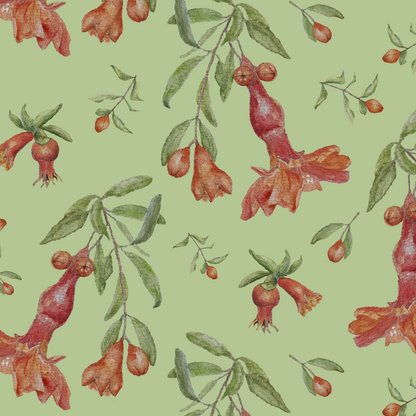 Tapet Pomegranate Flower