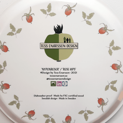 Tray Rosehips - round 25 cm