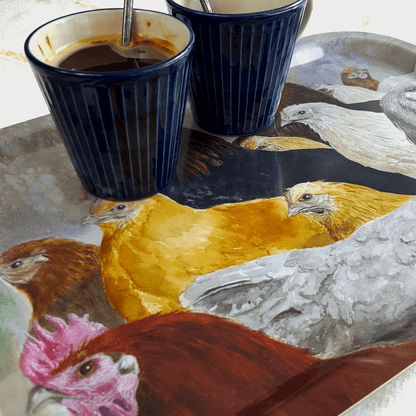 Tray Hedemora hens 34x24 cm