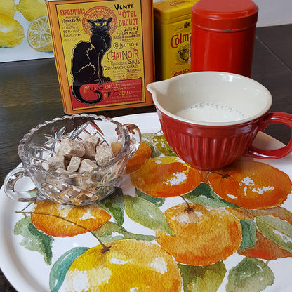 Tray Oranges - Round 31 cm