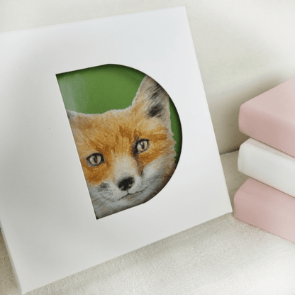 Coaster Fox - glass coaster