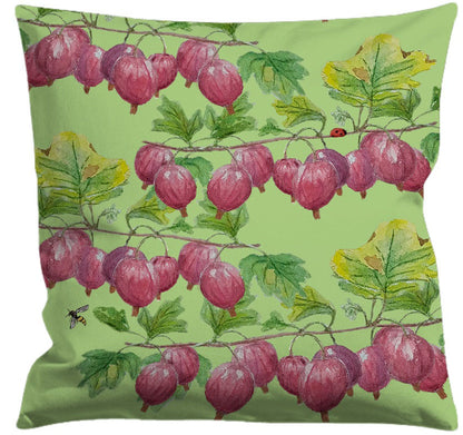 Cushion cover Red Gooseberries 40x40 cm