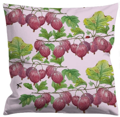 Cushion cover Red Gooseberries 40x40 cm