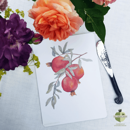 Sandwich board/Mini slicer Small Pomegranate 15x20 cm