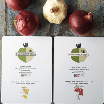 Sandwich board/Mini slicer Sunny Lemons 15x20 cm