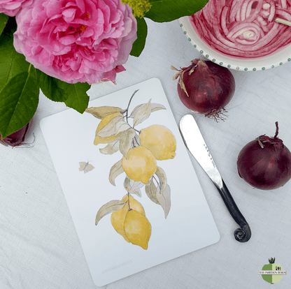 Sandwich board/Mini slicer Sunny Lemons 15x20 cm