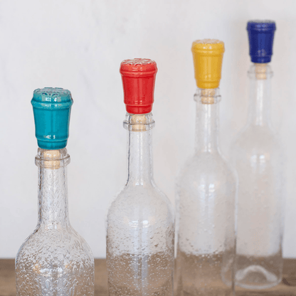 Ceramic wine cork Turquoise